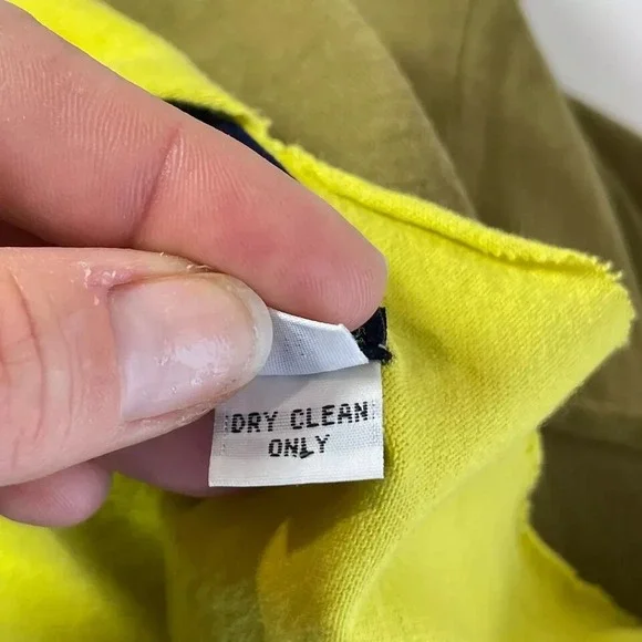 Opening Ceremony Sleeveless Mini Dress Womens S Yellow Green V-Neck - Picture 4 of 6